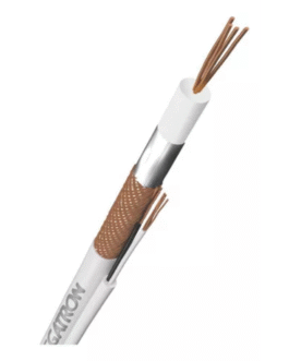 Cabo Coaxial RF 2 X 26AWG rolo com 100M – Branco