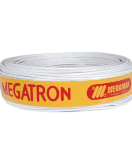 Cabo Coaxial RF 2 X 26AWG rolo com 100M – Branco