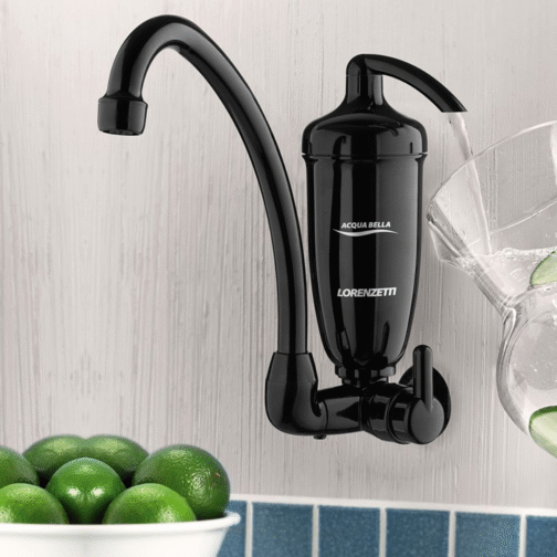 TORNEIRA C/FILTRO ACQUABELLA PARED BLACK