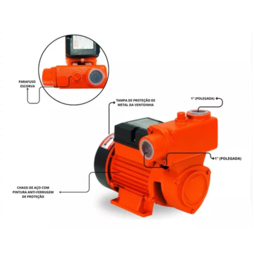 BOMBA DAGUA AUTO ASP BPA-500 1/2 HP