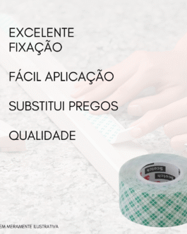 FITA DUPLA FACE ESPUMA – 24MM X 1,5M