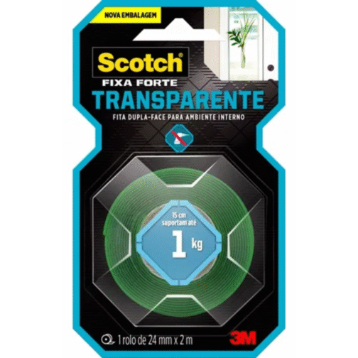 FITA DUPLA FACE FIXA FORTE TRANS 24MMX2M