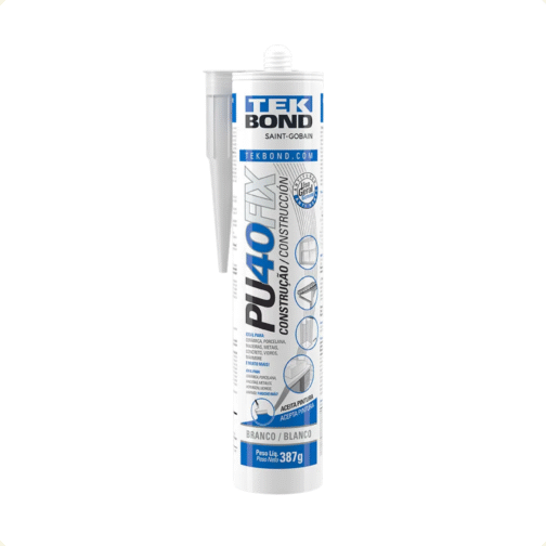 ADESIVO PU40 FIX BRANCO 387G/280ML