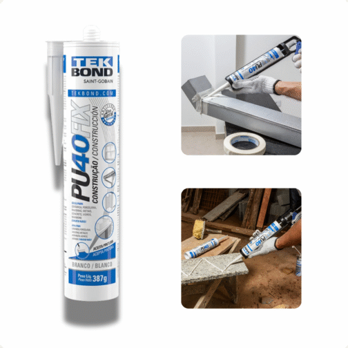 ADESIVO PU40 FIX BRANCO 387G/280ML
