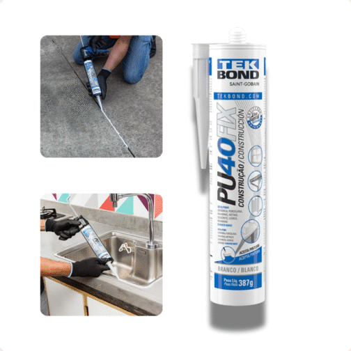 ADESIVO PU40 FIX BRANCO 387G/280ML