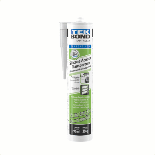 SILICONE ACETICO CONS TRANSPARENTE 256G
