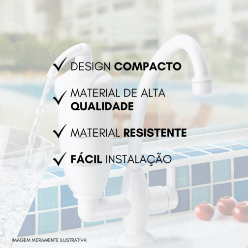 TORNEIRA C/FILTRO ACQUABELLA MESA BR