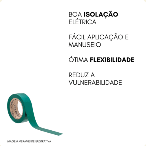 FITA ISOLANTE IMPERIAL VERDE 18MMX10M