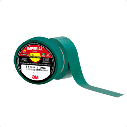 FITA ISOLANTE IMPERIAL VERDE 18MMX10M