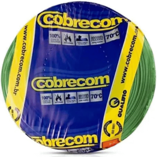 CABO FLEXIVEL 750V 6,0MM VERDE