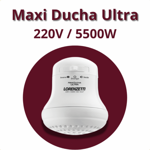 DUCHA MAXI ULTRA 3 TEMPERATUR 220V/5500W