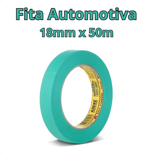 FITA CREPE 18MM X 50MT AUTOMOTIVA VERDE