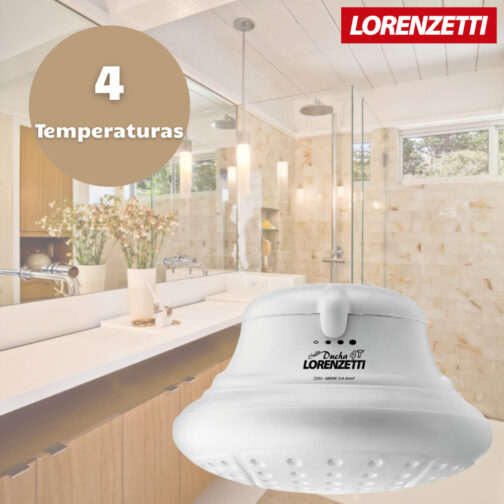 DUCHA BELLA 4 TEMPERATURAS 220V/6800W