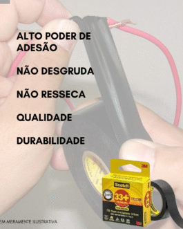 FITA ISOLANTE SCOTCH 33+ 19MMX20M