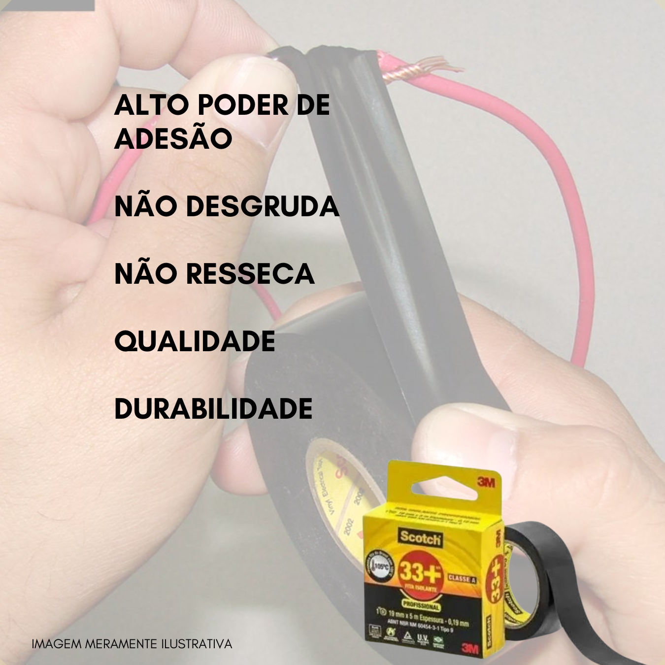 FITA ISOLANTE SCOTCH 33+ 19MMX20M