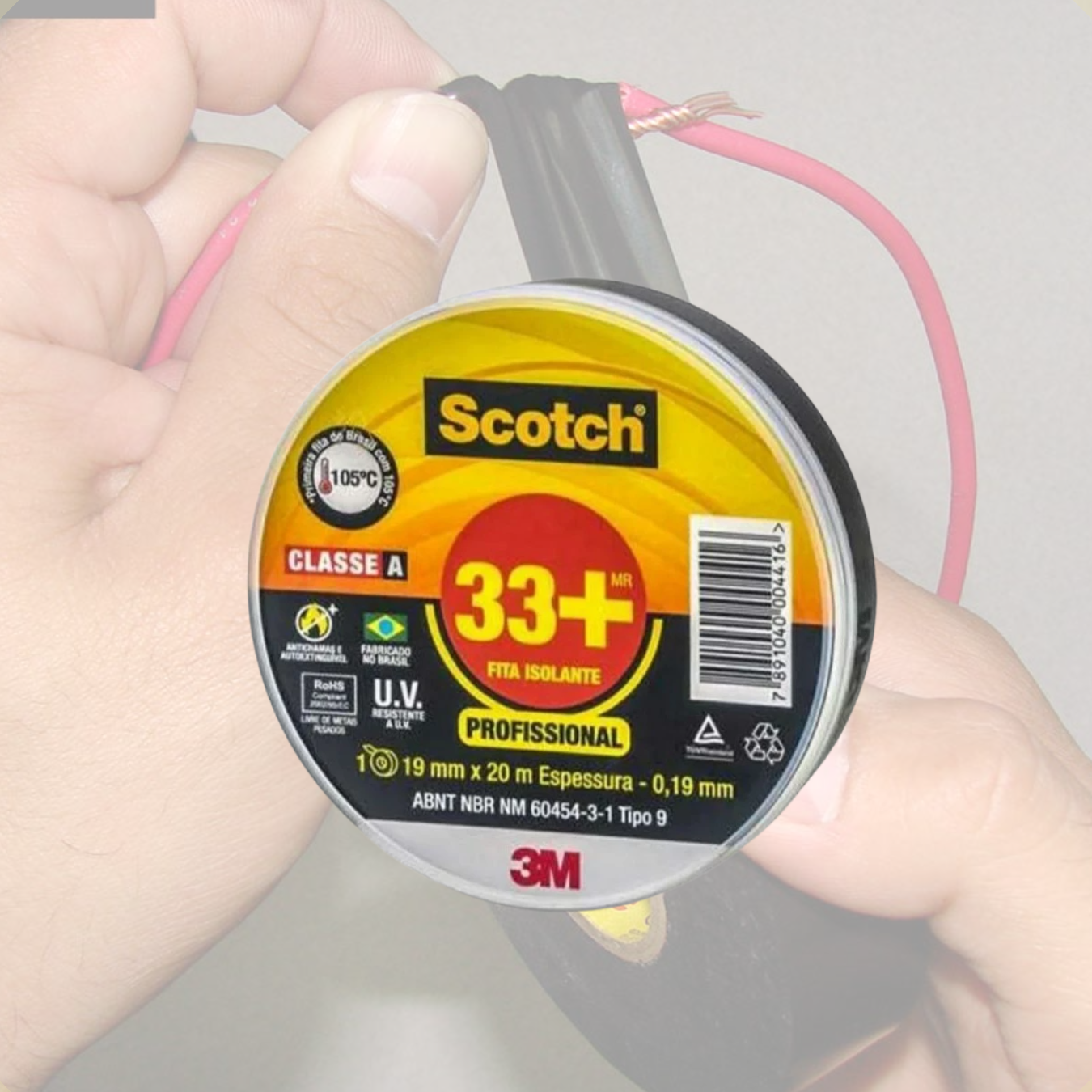 FITA ISOLANTE SCOTCH 33+ 19MMX20M