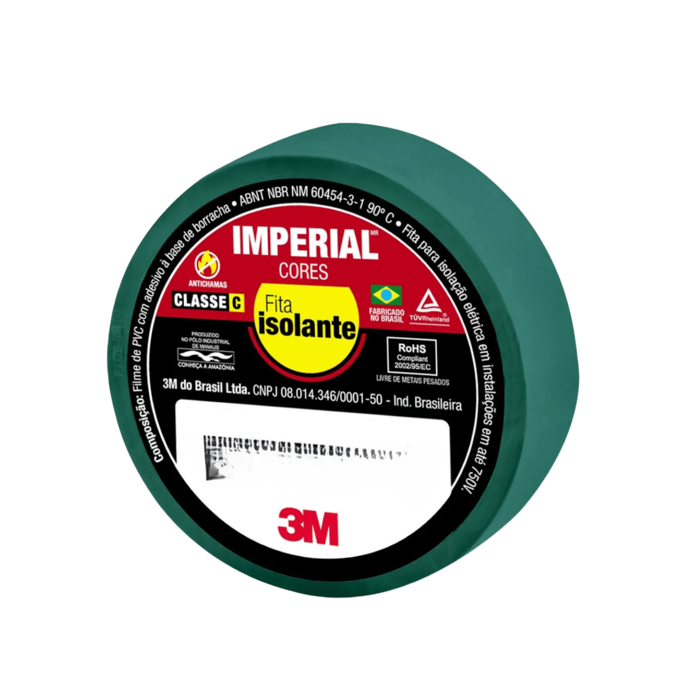 FITA ISOLANTE IMPERIAL VERDE 18MMX10M