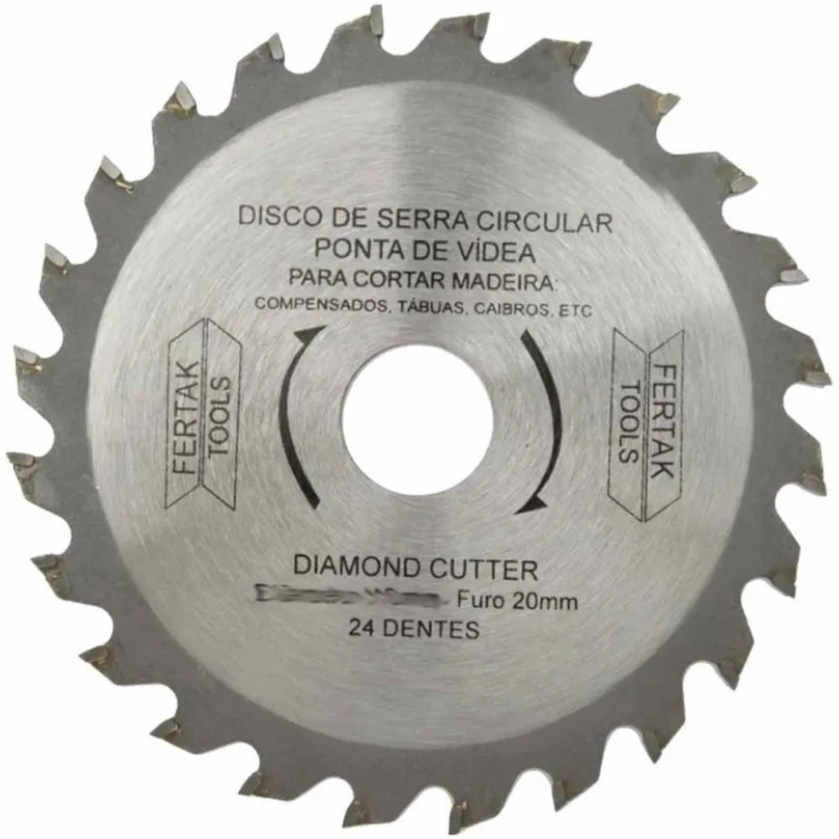 DISCO P/ SERRA CIRCULAR 20X110MM X 24T