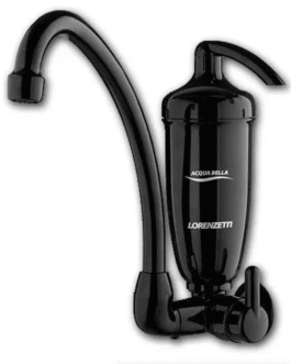 Torneira com filtro Acquabella Lorenzetti para Parede – Black Preta