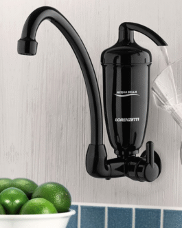 Torneira com filtro Acquabella Lorenzetti para Parede – Black Preta
