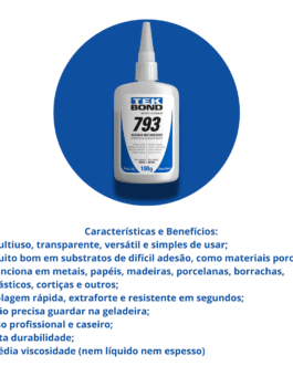 ADESIVO INSTANTÂNEO 793 BICO ANTIENTUPIMENTO – 100G