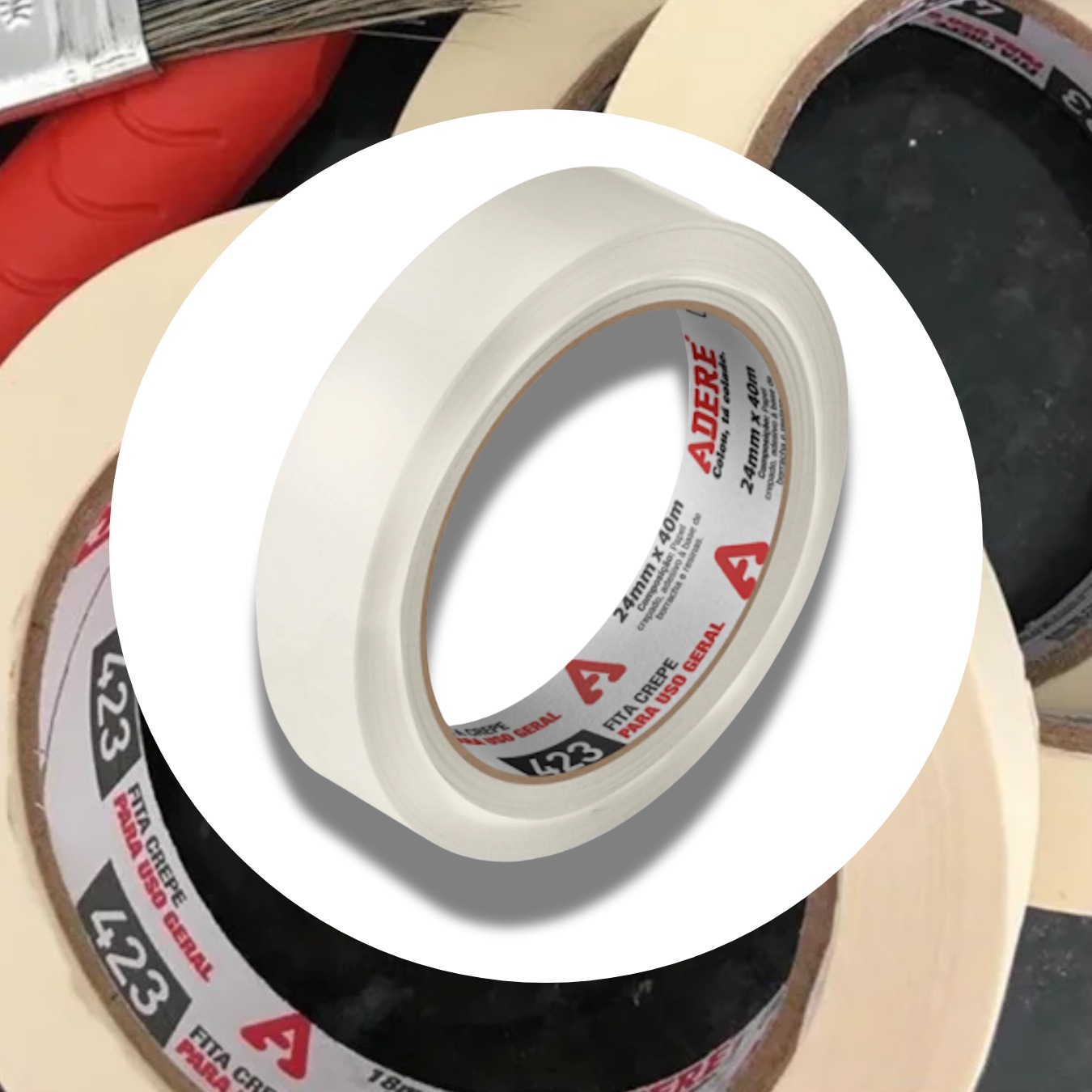 FITA CREPE 24MM X 50M USO GERAL