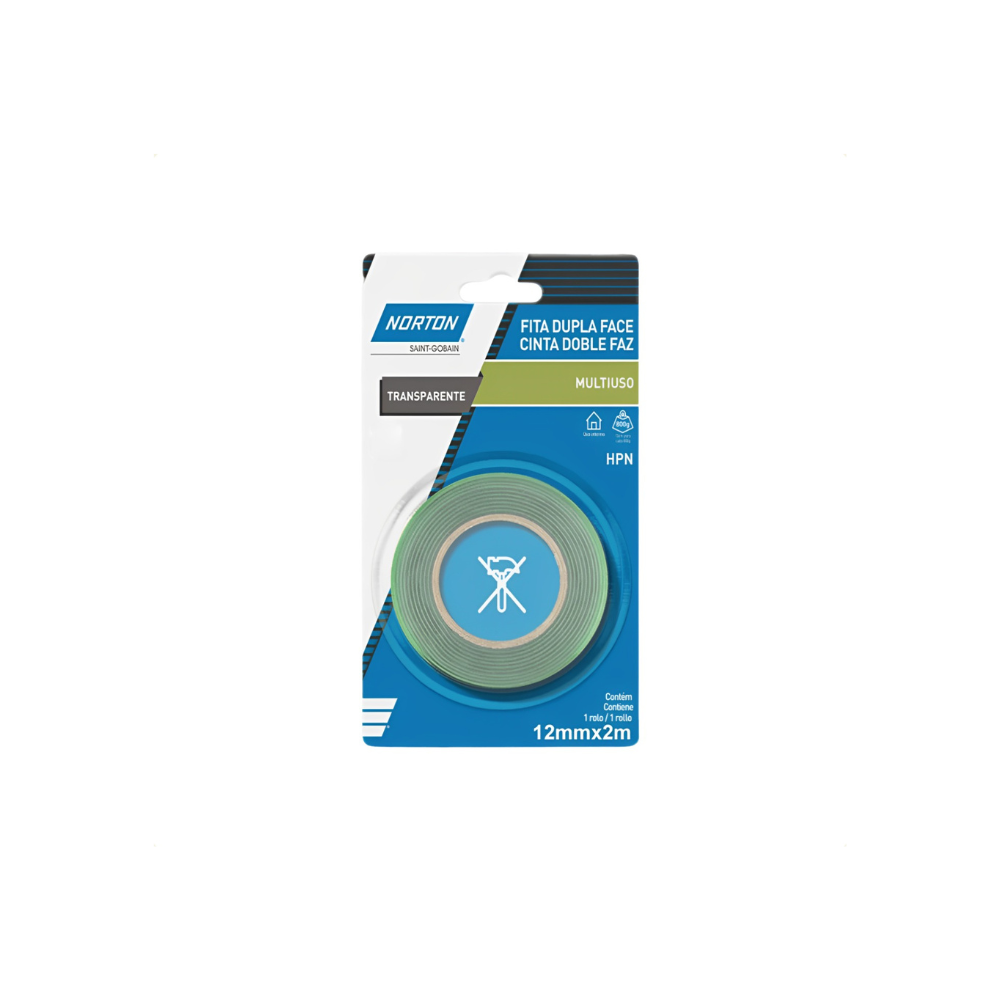 FITA DUPLA FACE MULTIUSO 12X2M