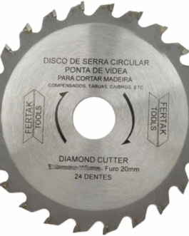 DISCO P/ SERRA CIRCULAR 20X110MM X 24T