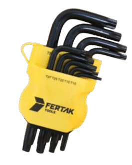 JOGO DE CHAVE TORQUE PEQ 9 PCS