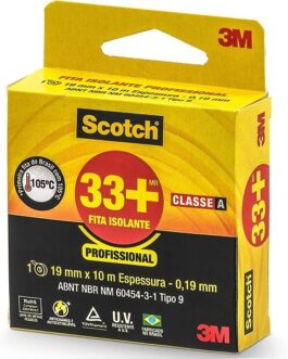 FITA ISOLANTE SCOTCH 33+ – 19MM X 10M