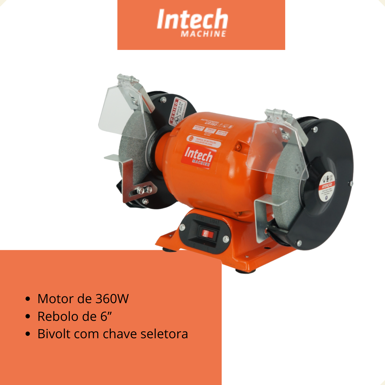 MOTOESMERIL GR 360 BIVOLT