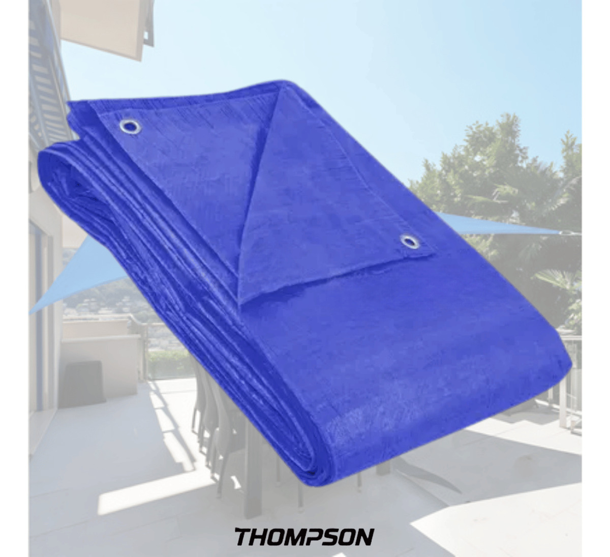 LONA POLIETILENO AZUL 4 X 3M